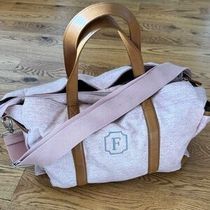 Pottery Barn Kids Pink Classic Woven Diaper Bag